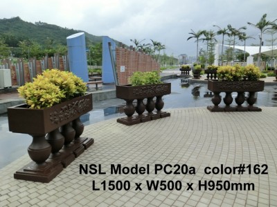 NSL Model PC20a Fibreglass Reinforced Planters